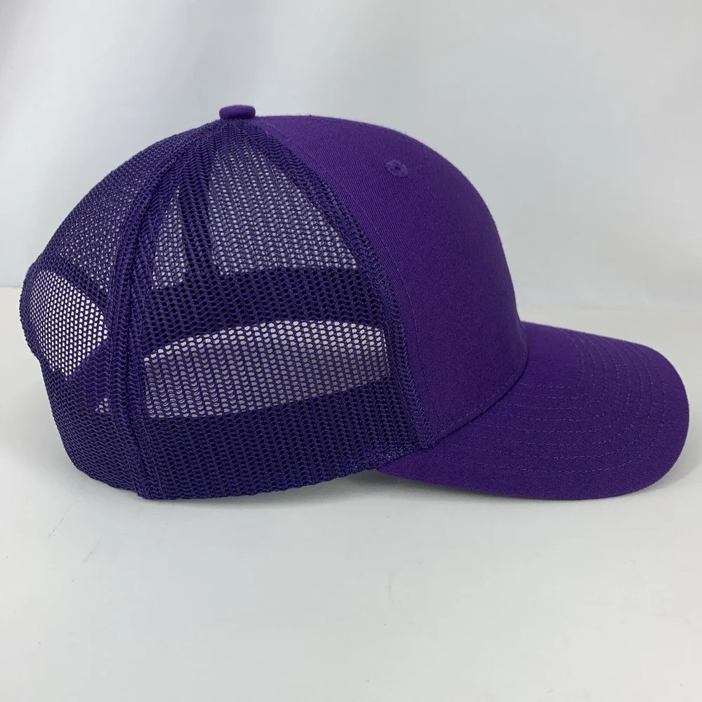 The Paisley Project Hat Purple Mesh Adjustable Snapback Richardson Trucker Cap